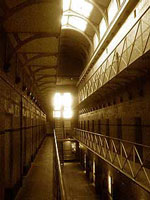 The main wing of Melbourne Gaol